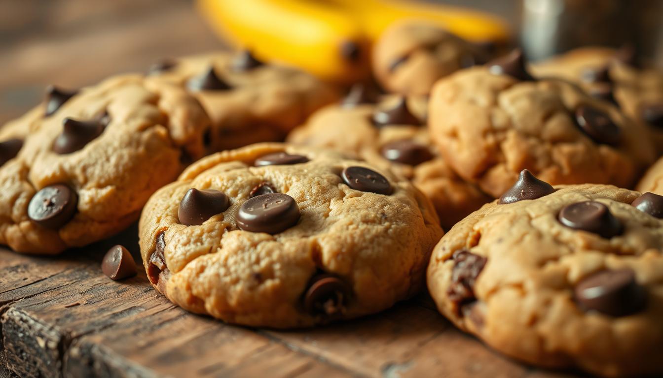 chocolate chip banana cookies