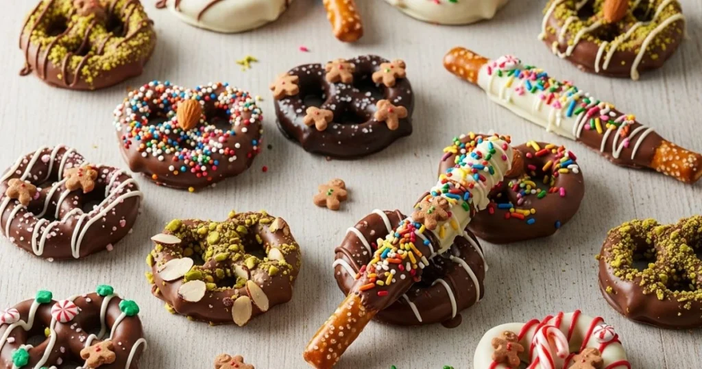 covered pretzels chocolate