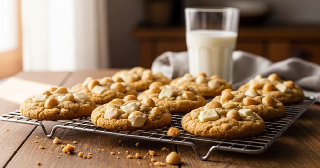 white chocolate macadamia nut cookies