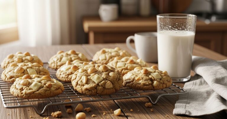 white chocolate macadamia nut cookies